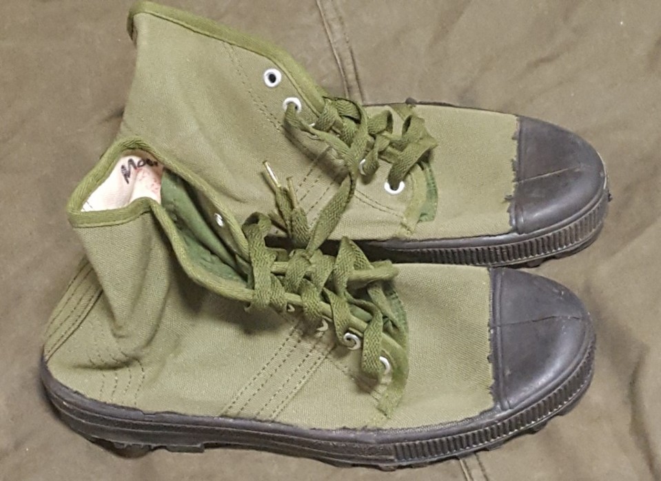 canvas jungle boots