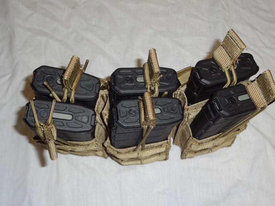 M4 Triple Stack 6 Magazine Pouch OD Or Tan M4 Triple Stack 6 Magazine Pouch OD Or Tan