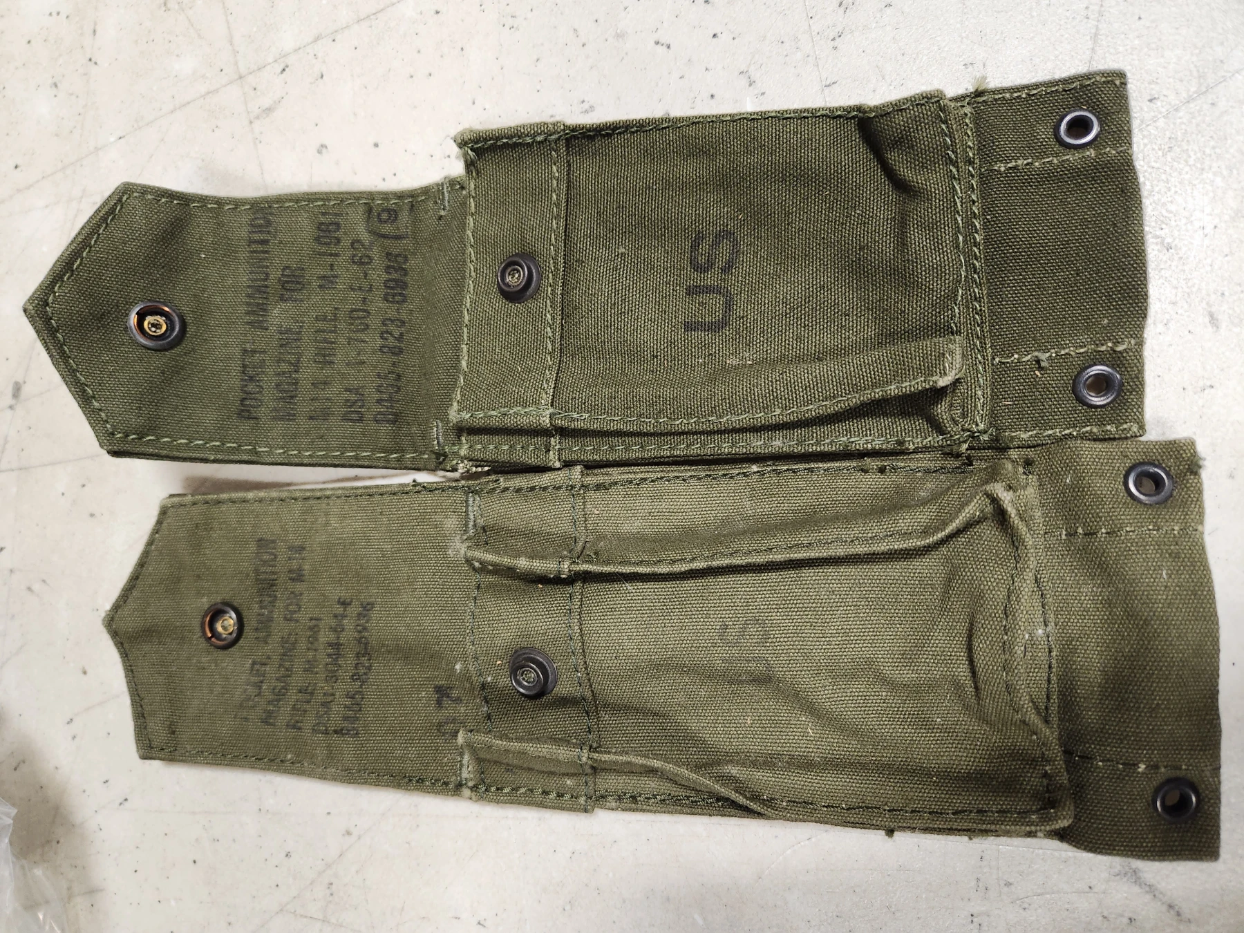 USMC M-61 Pocket, Ammo, Mag, M-14 Rifle (EXC) - Image 3