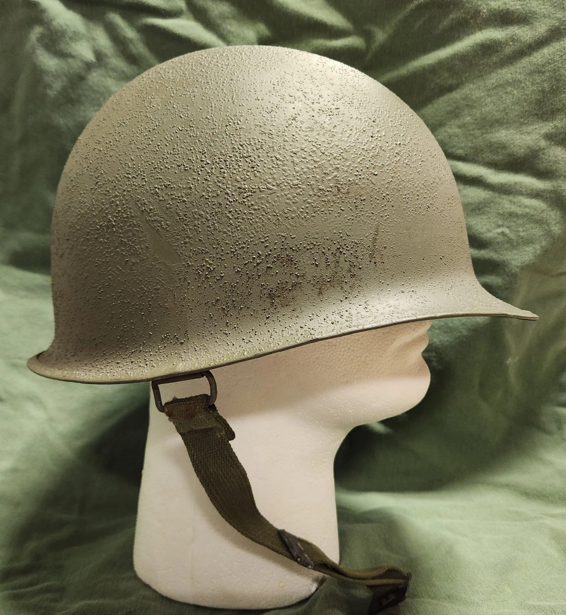 M1 Helmet Shell, WWII OD#7 - Image 1