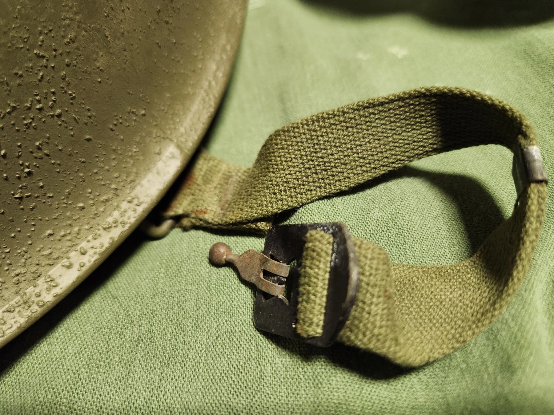 M1 Helmet Shell, WWII OD#7 - Image 7