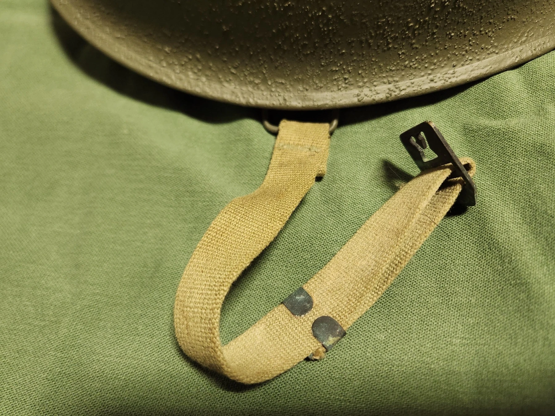 M1 Helmet Shell, WWII OD#3 - Image 6