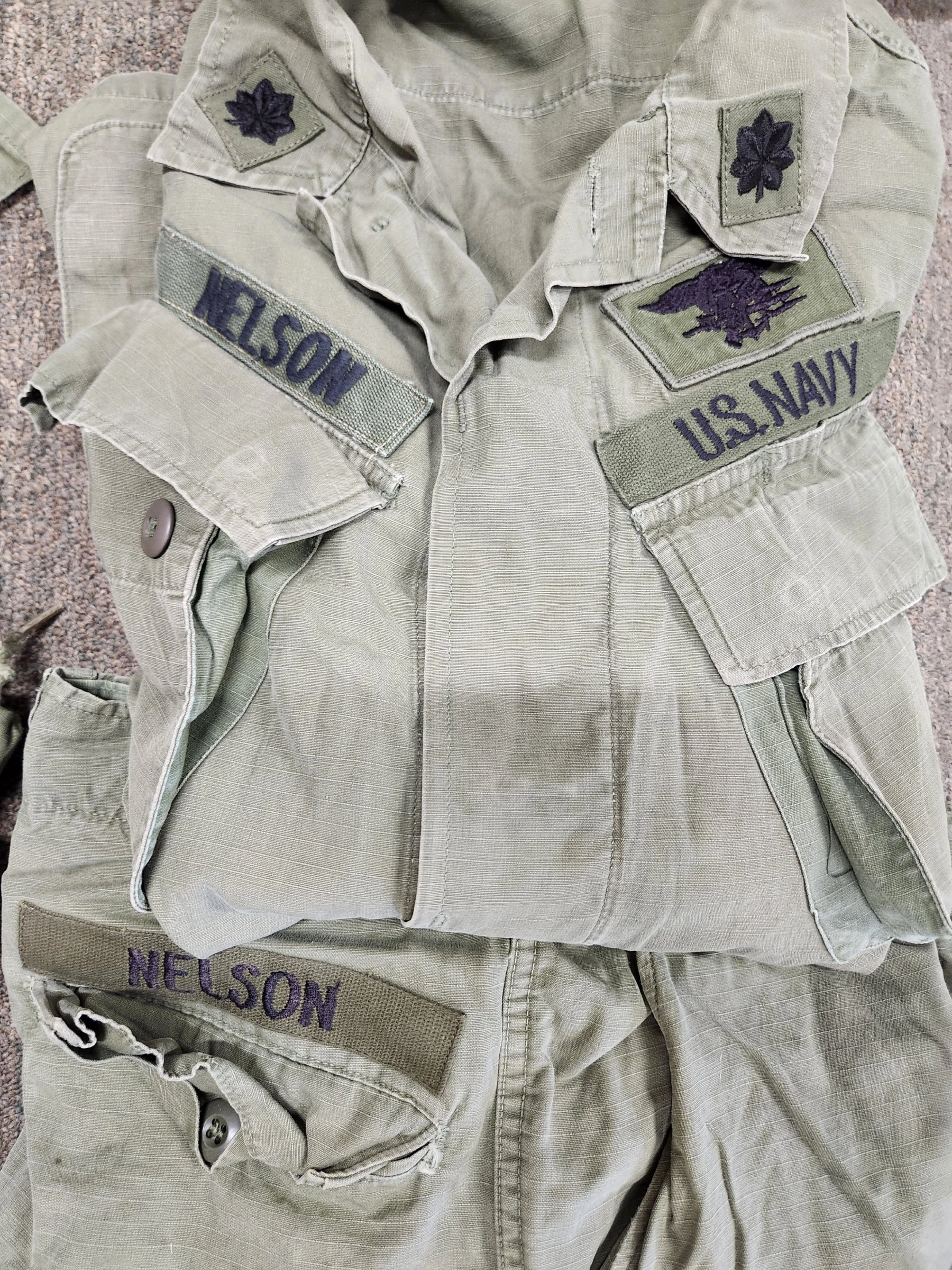 US Navy SEAL Named Jungle Fatigue Set - Image 4