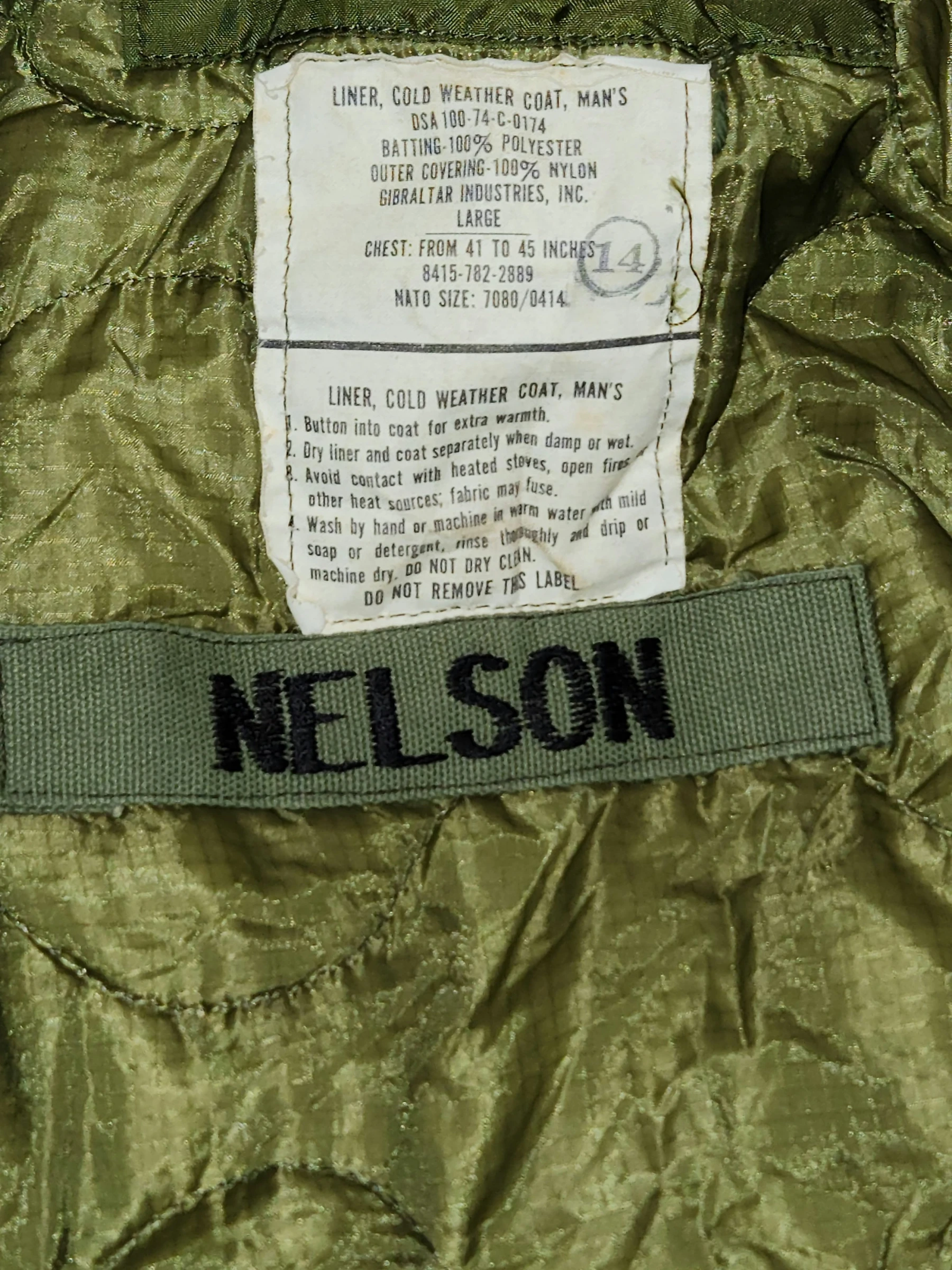 M-65 Field Jacket (MR), Named NAVY SEAL - Image 4