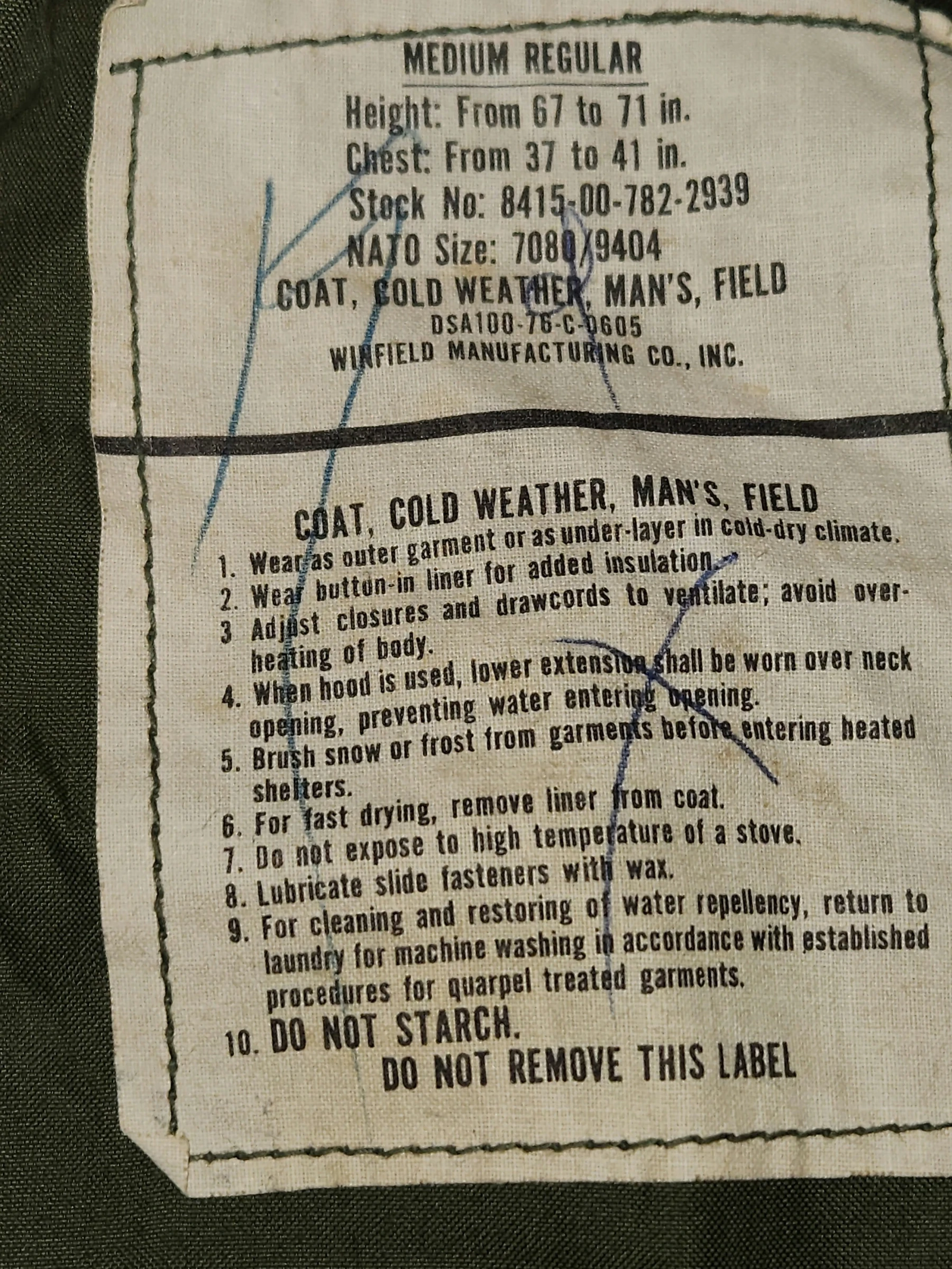 M-65 Field Jacket (MR), Named NAVY SEAL - Image 5