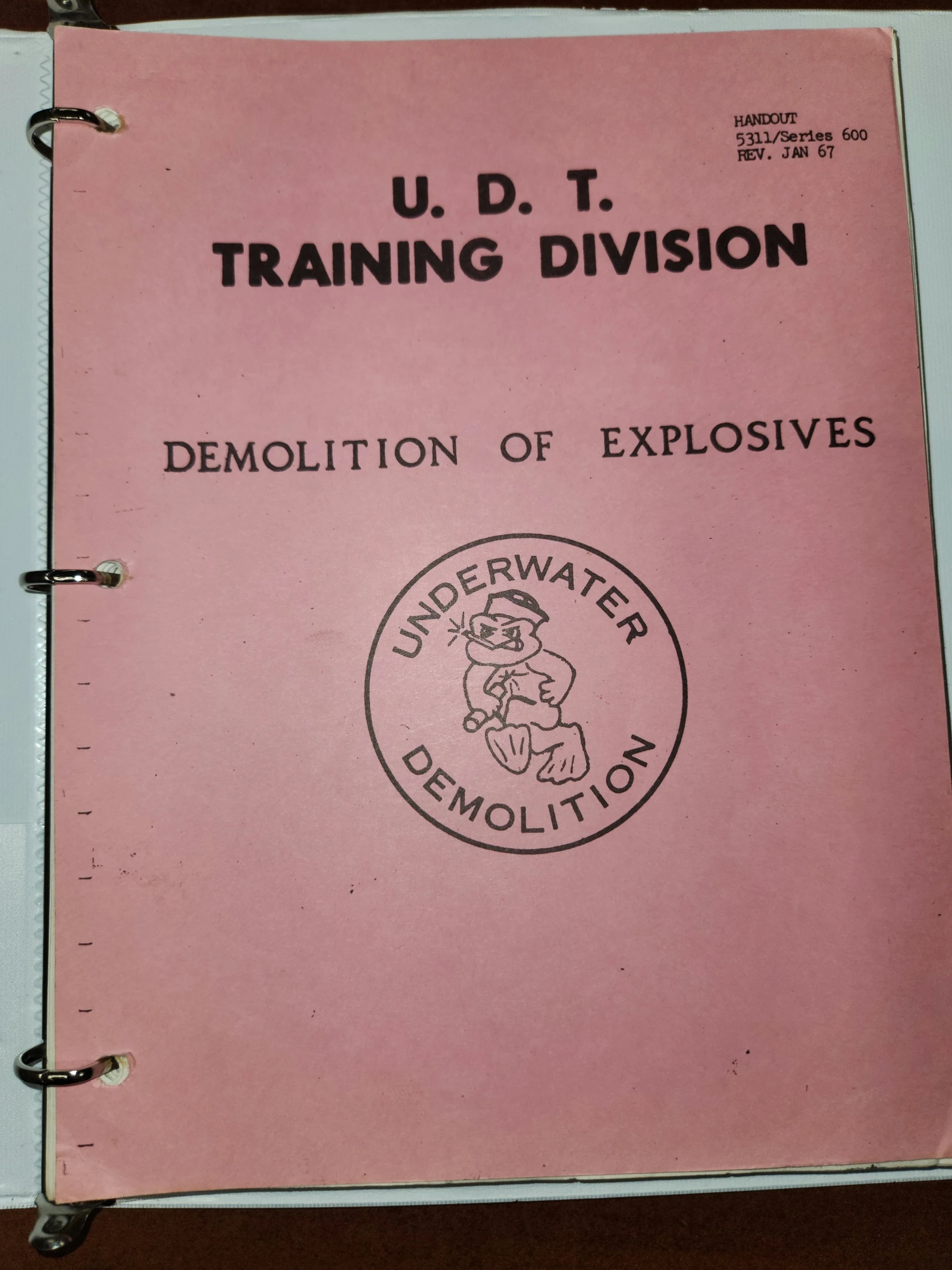 U.D.T. Demolition of Explosives Manual, (NEW) - Image 5