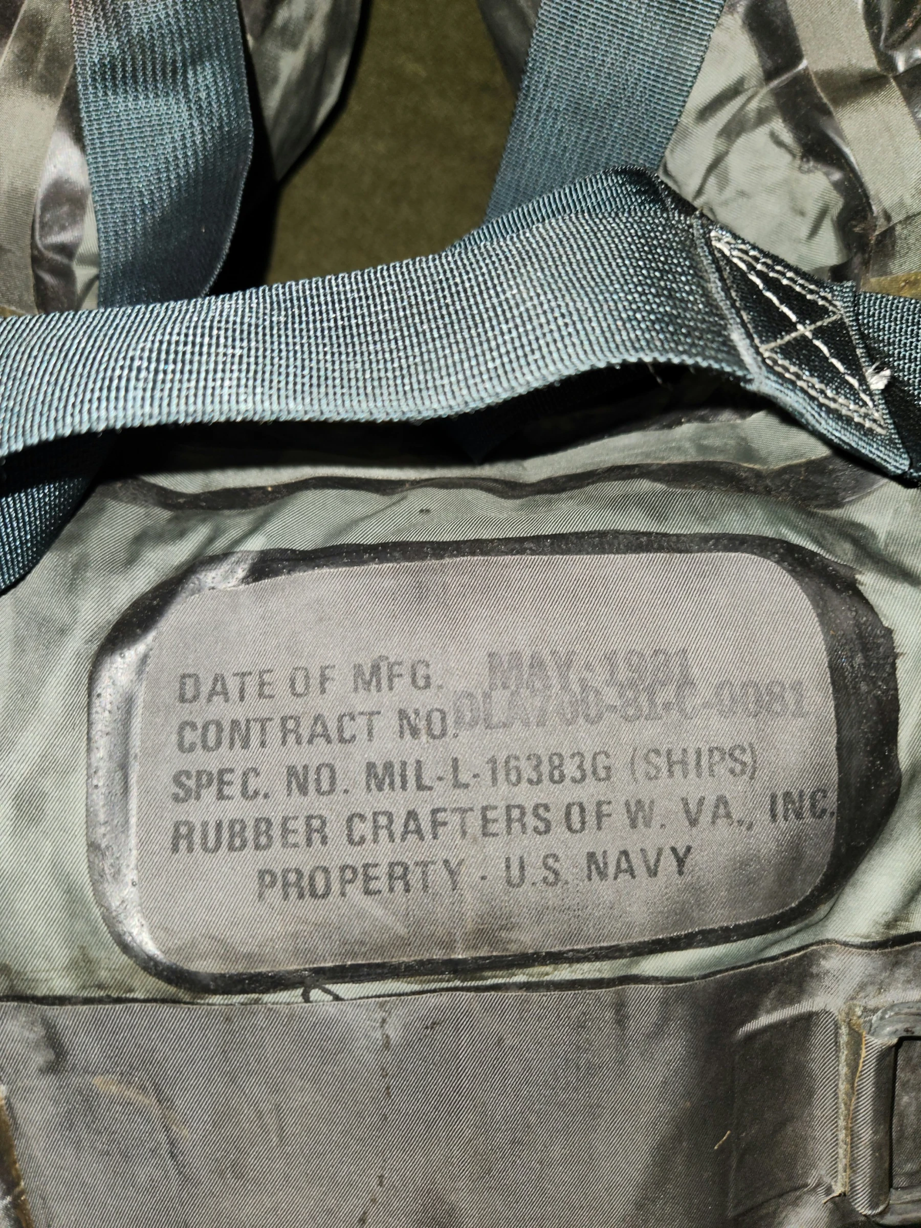 UDT / SEAL Lift VEST. "Horse Collar" - Image 5