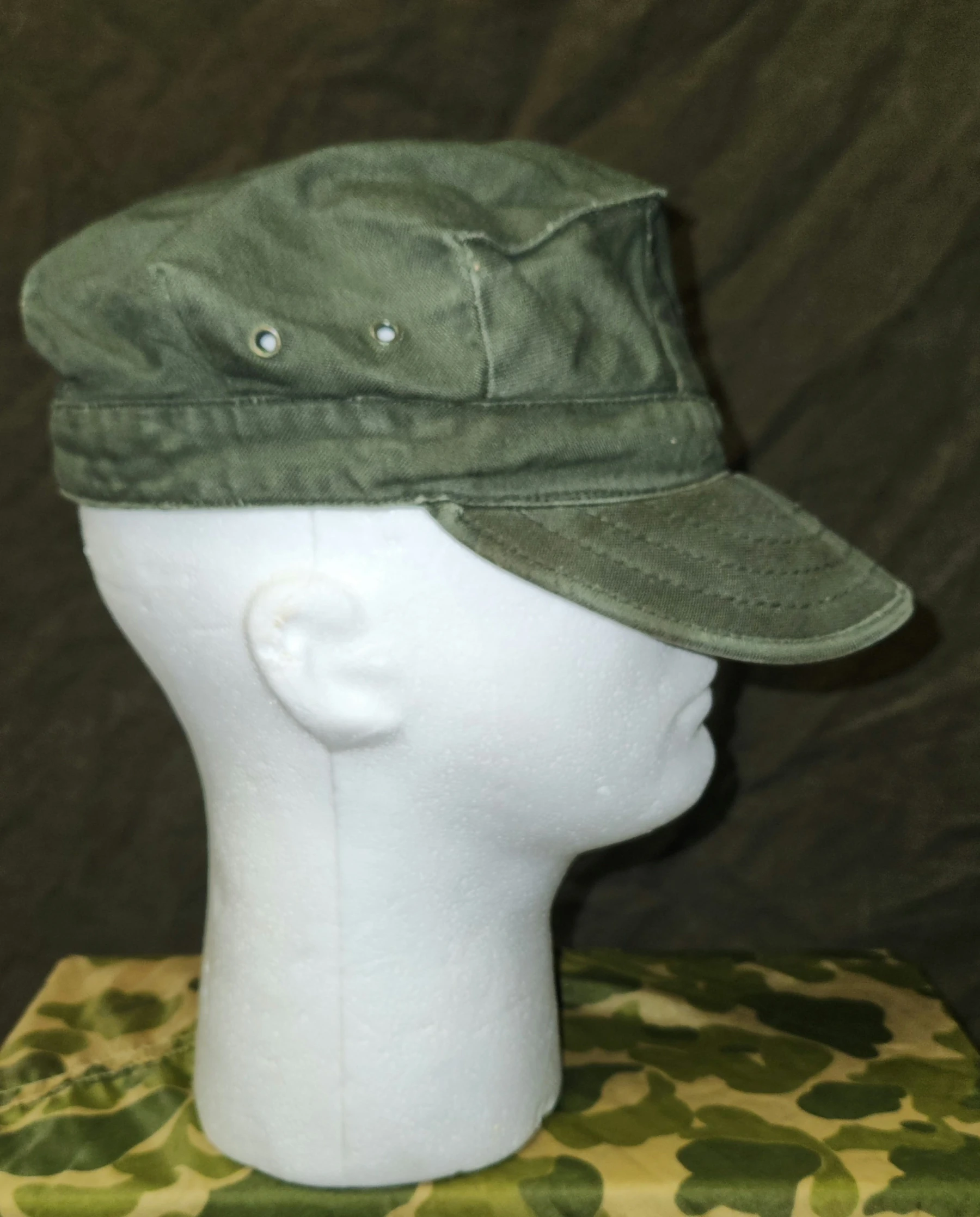 Utility Cover, OD, USN. SEAL NAMED - Image 1