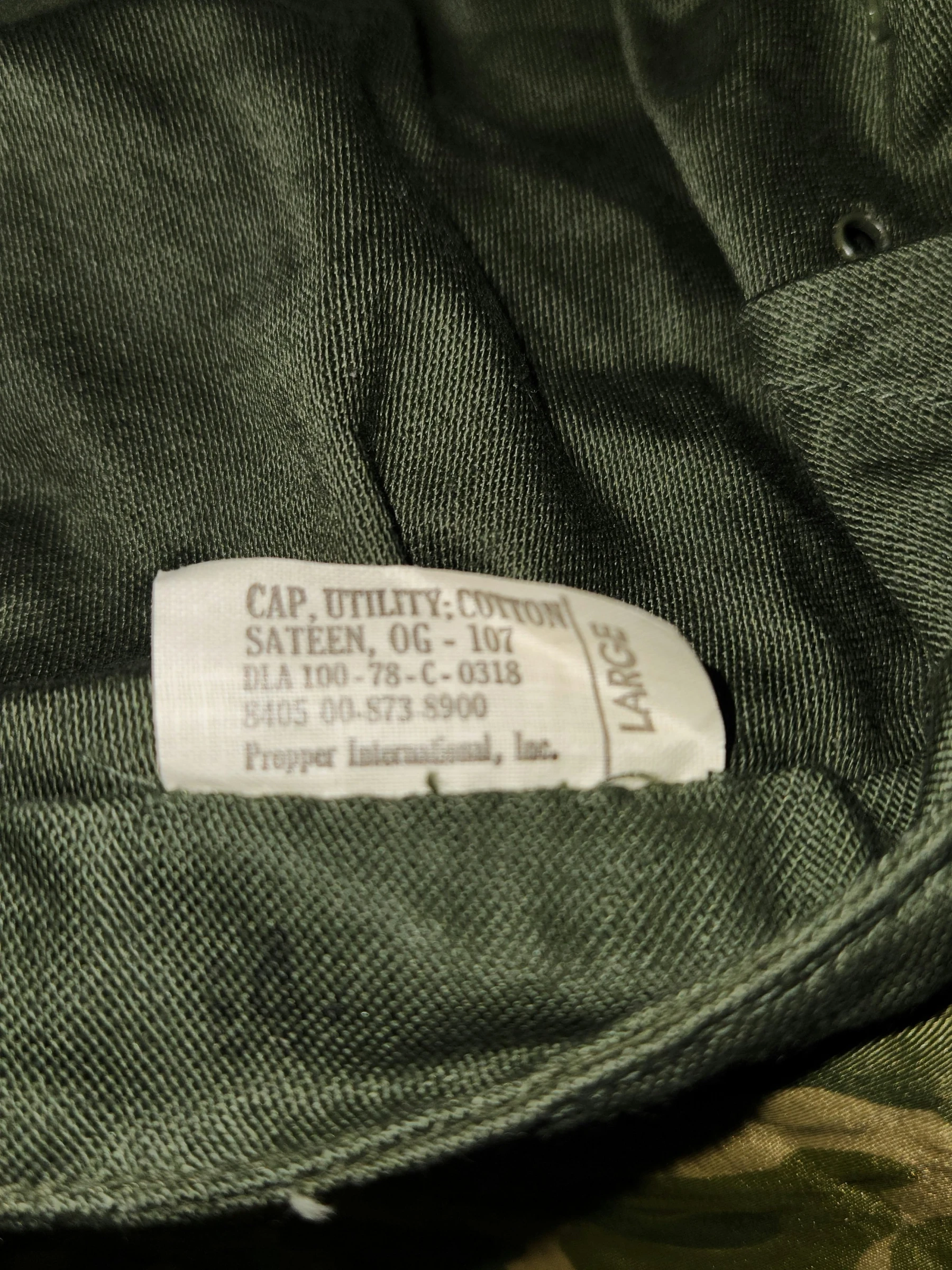 Utility Cover, OD, USN. SEAL Estate - Image 5