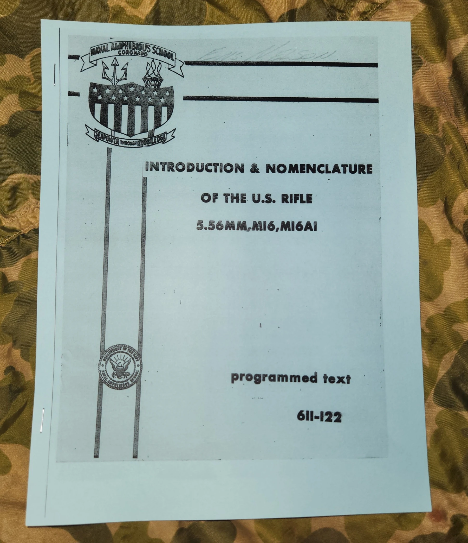 INTRO & NOMENCLATURE US RIFLE M16 (NEW) - Image 1