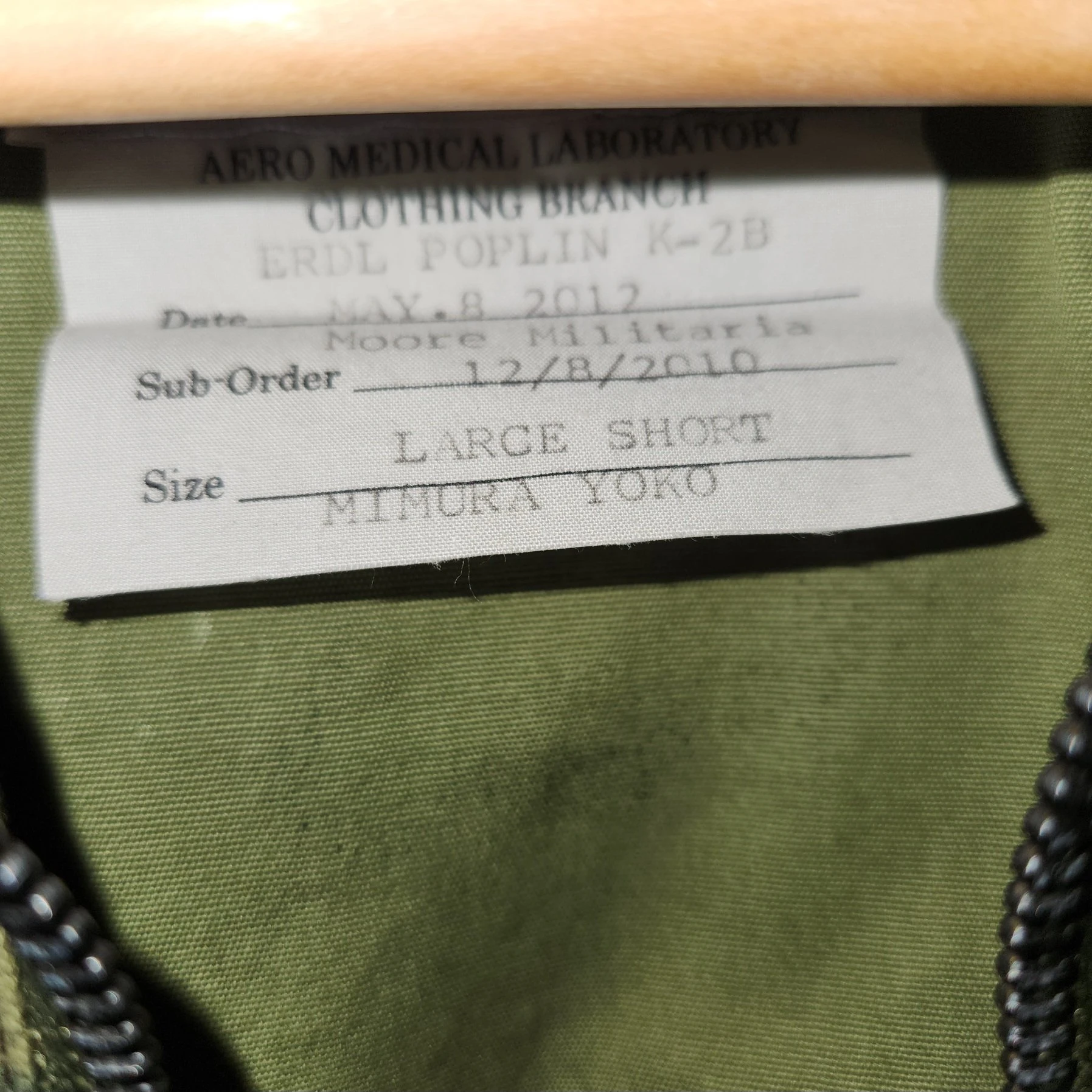 ERDL K2B Flight Suit, Large - Image 3