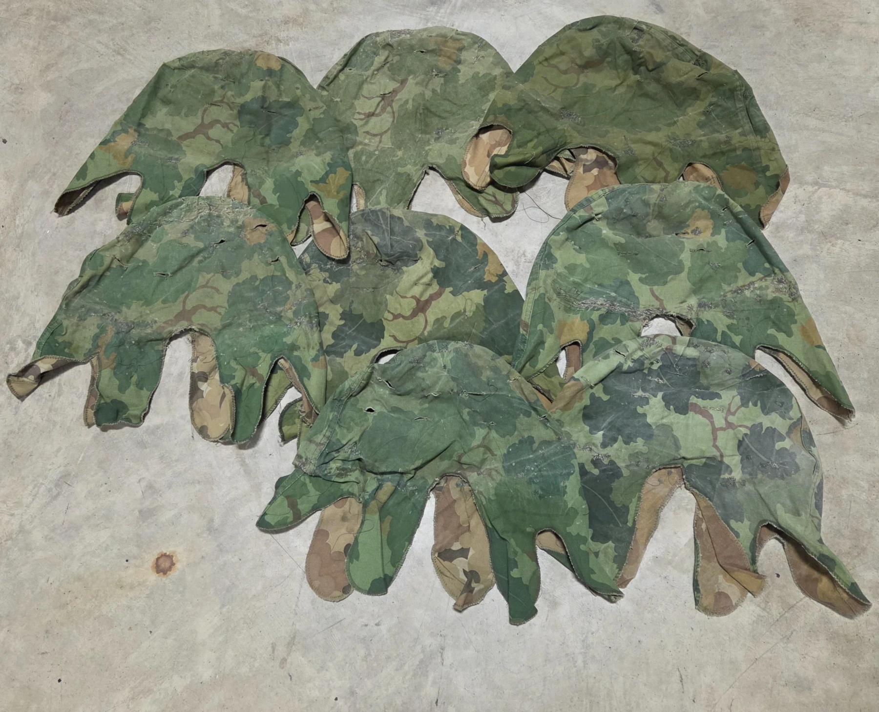 Helmet Cover, Mitchell Pattern, Original (Repaired) - Image 1