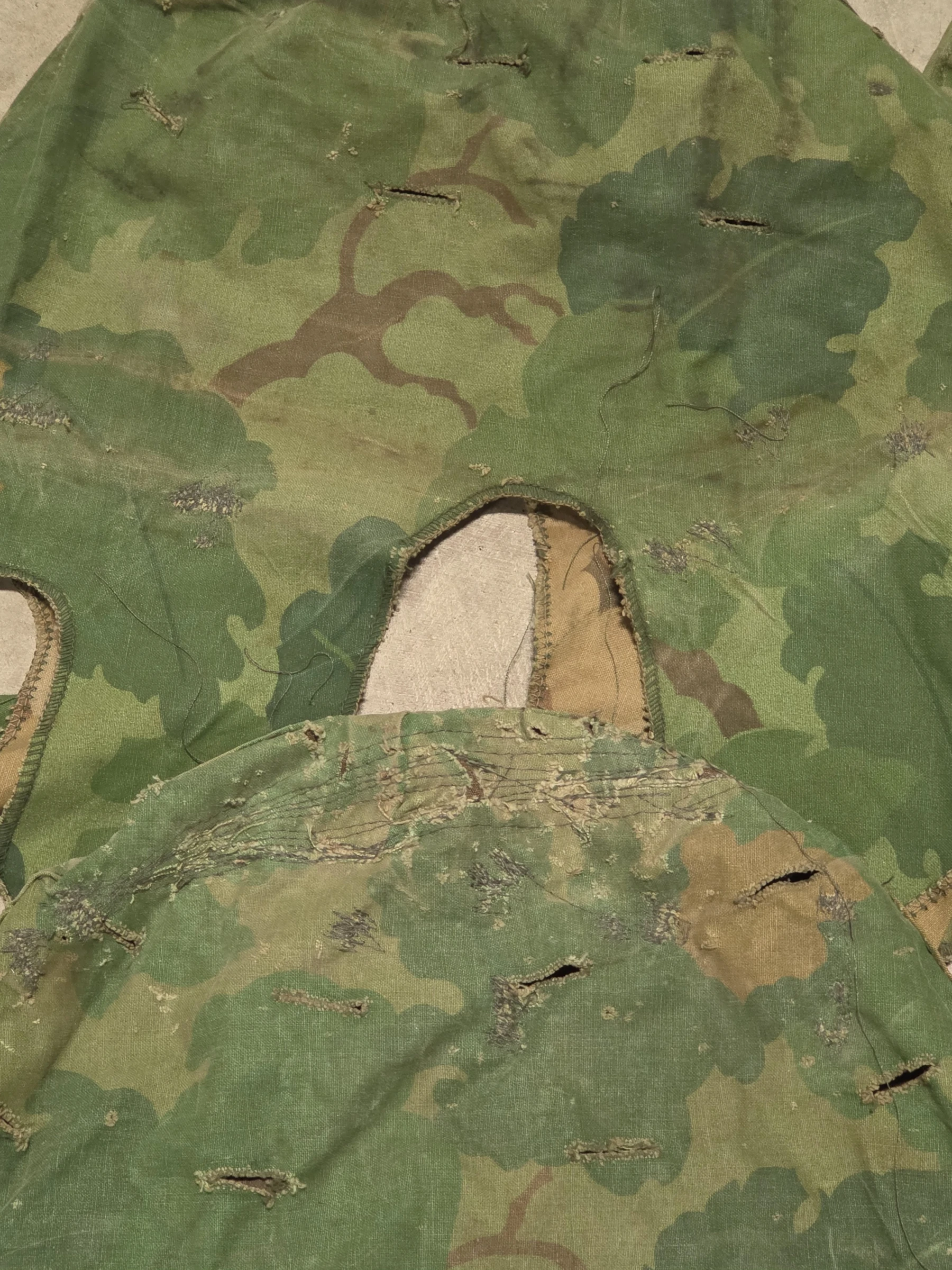 Helmet Cover, Mitchell Pattern, Original (Repaired) - Image 3