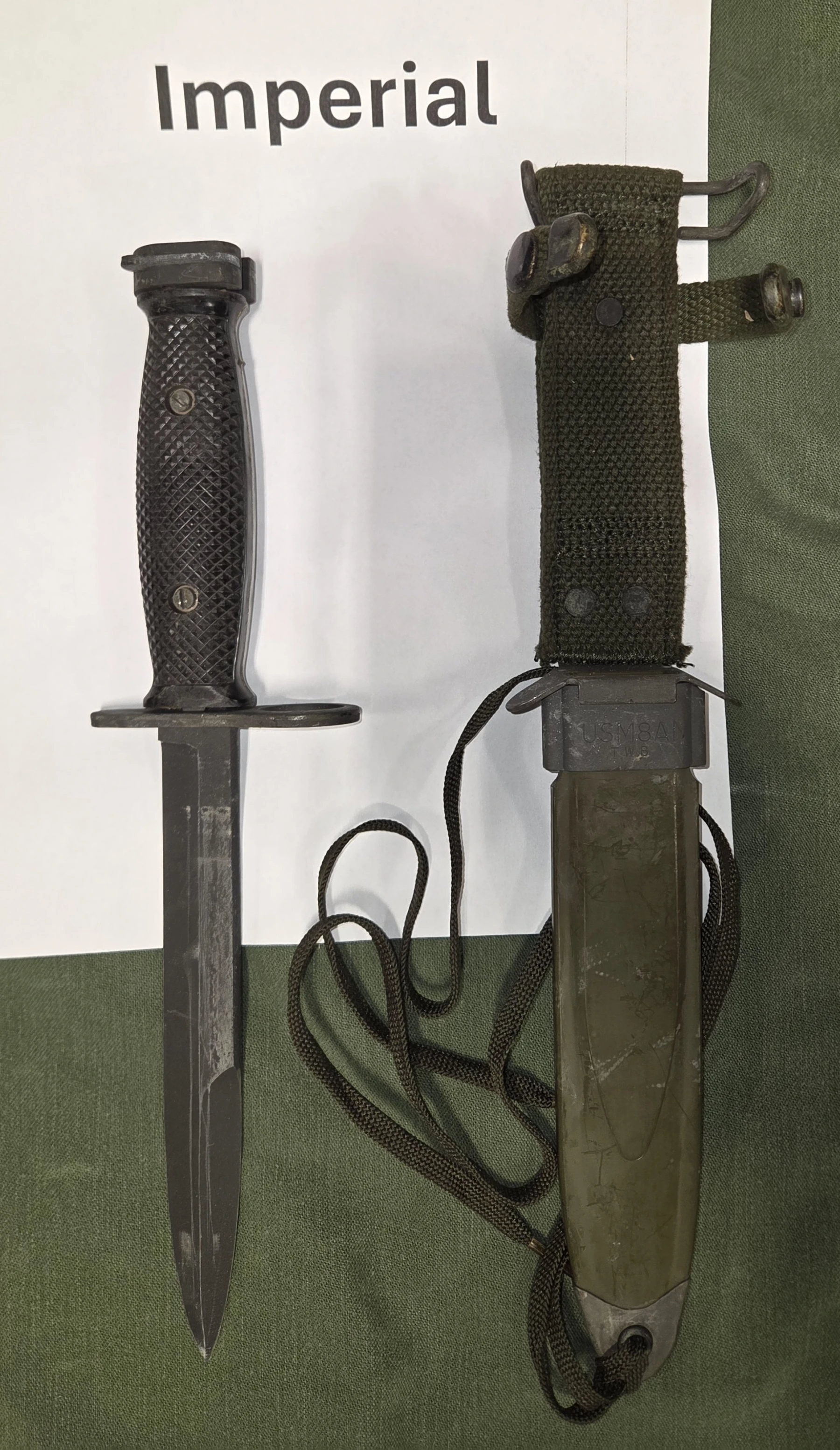 M7 Bayonet w/ M8A1 Scabbard - Image 2