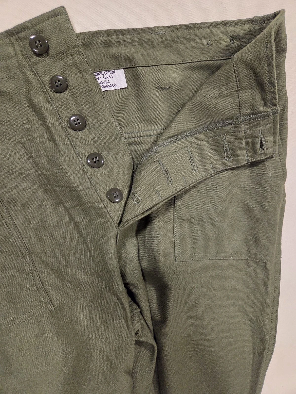 1st & 2nd Pattern OG-107 Sateen Fatigue Trousers - Image 3