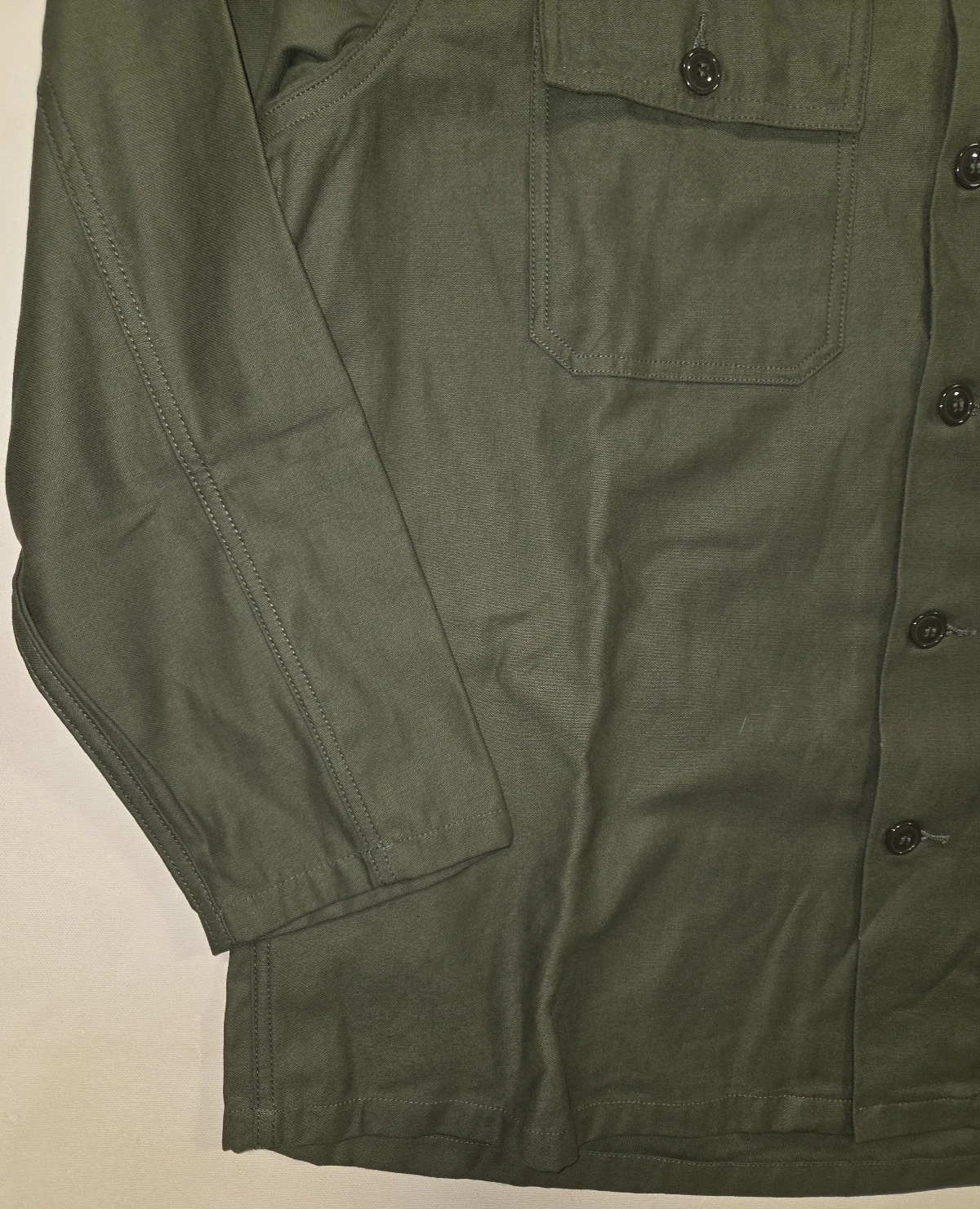 1st Pattern OG-107 Sateen Fatigue Shirt - Image 4