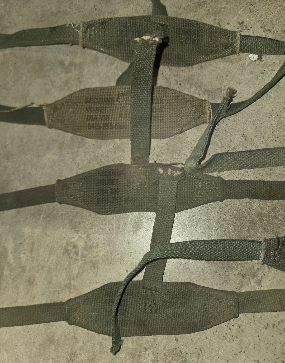 Helmet Liner Nape Strap, 3 Point Buckle, DSA (USED) - Image 1