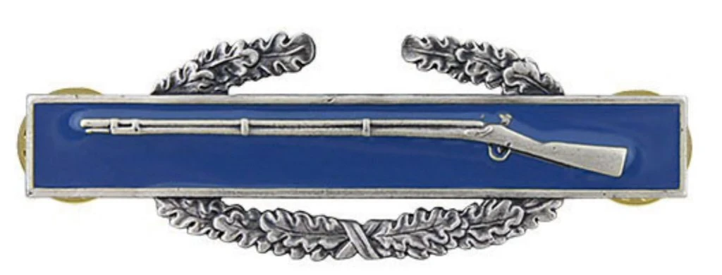 Combat Infantryman's Badge, CIB, Pin-On Metal. - Image 1