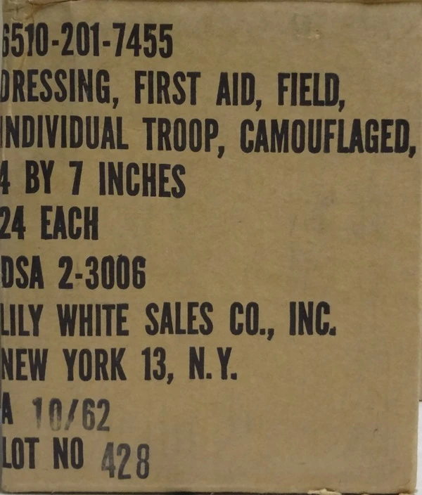 1st Aid Dressing (Bandage), 1960's - Image 4