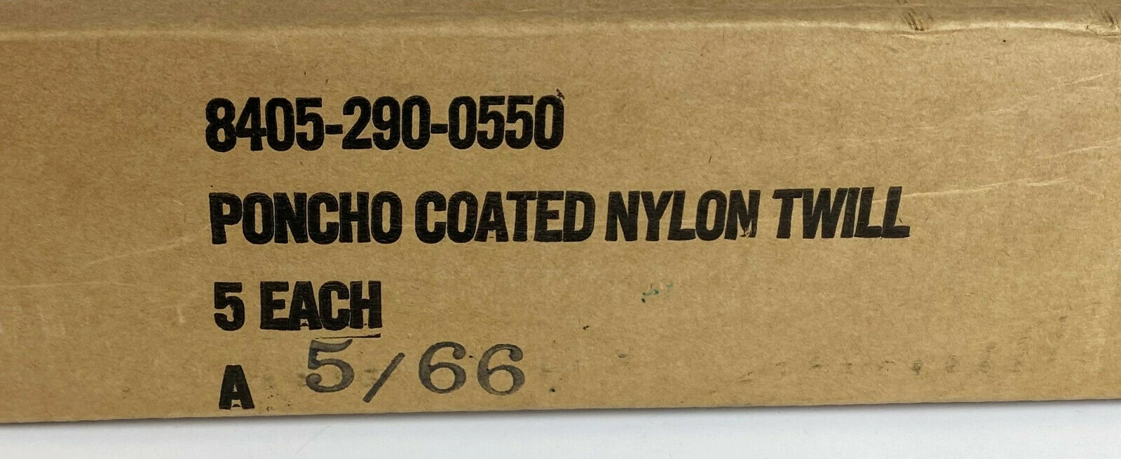 Poncho, USGI, Coated Nylon Twill (Heavy) - Image 3