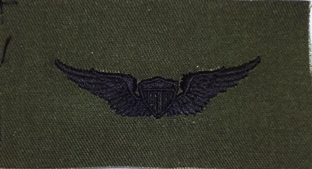 Army Aviator Qual Badge, Basic. Subdued. - Image 1