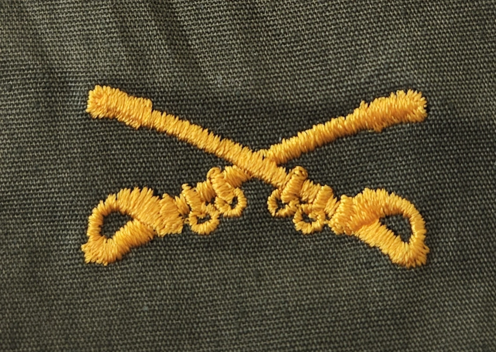 Cavalry Branch of Service, Sew-On Color - Image 1