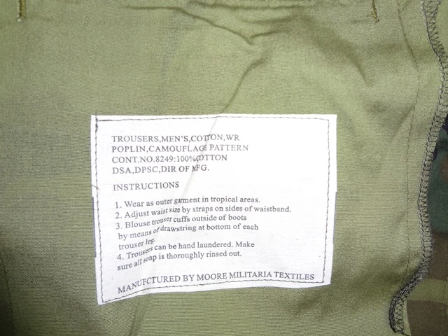 ERDL Poplin Jungle Fatigue Pants - Image 6