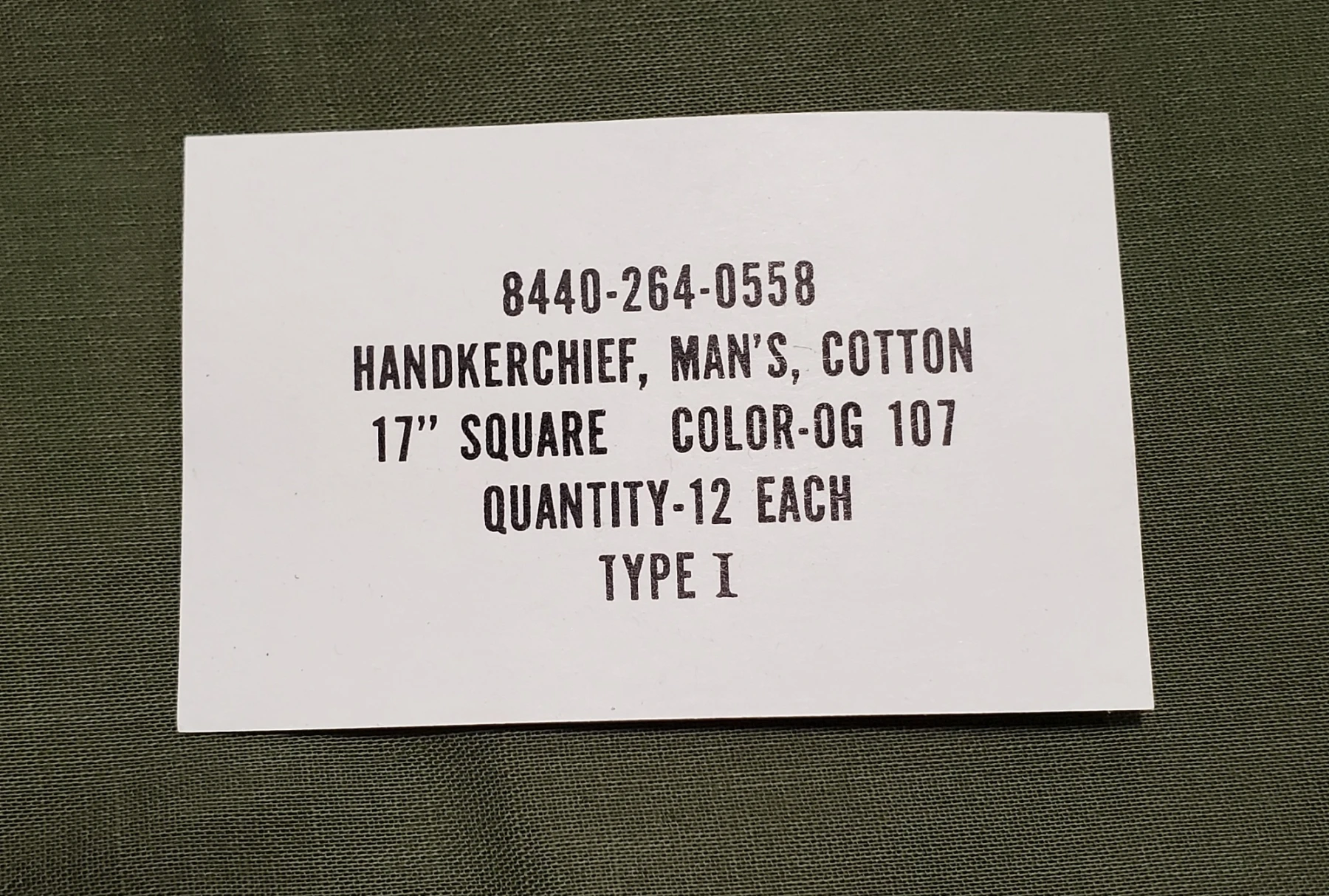 Handkerchief, USGI - Image 1