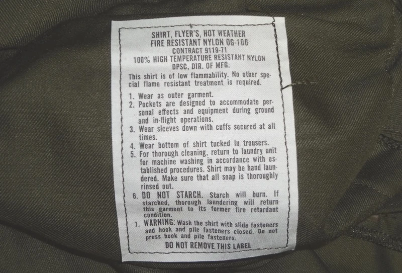 Shirt, Flyer's, Hot Weather, Fire Resistent (MS) - Image 3