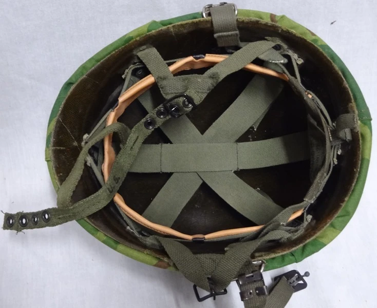 M-1C Airborne Helmet, Complete, VN - Image 4