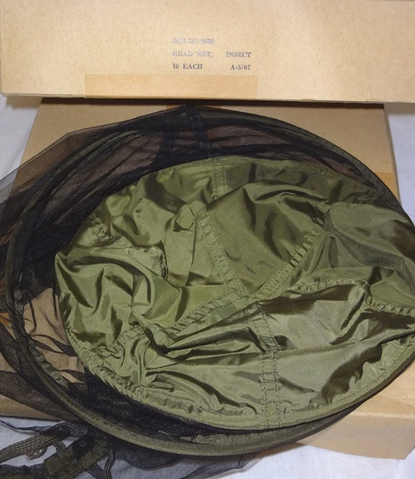 Headnet, Mosquito, M-1944, Original - Image 2