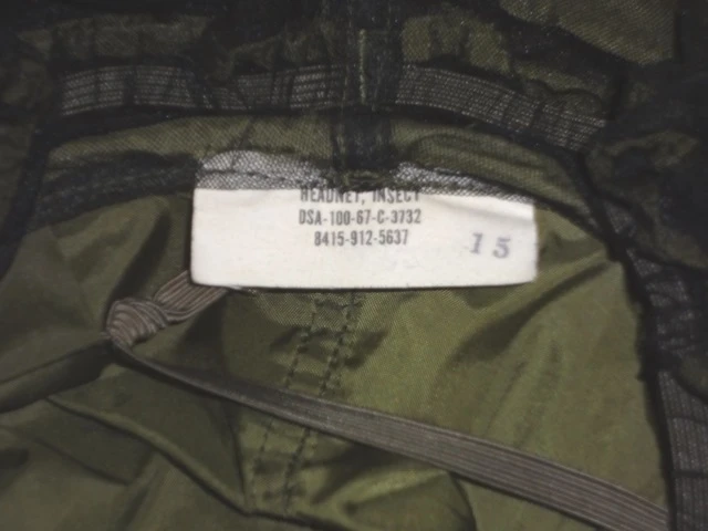 Headnet, Mosquito, M-1944, Original - Image 3