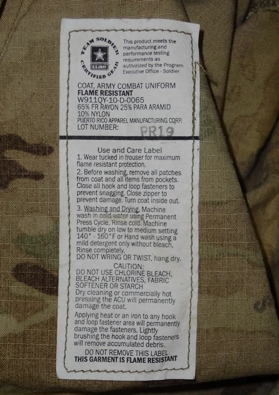 Coat, Army Combat Uniform, Multicam (MR) - Image 2