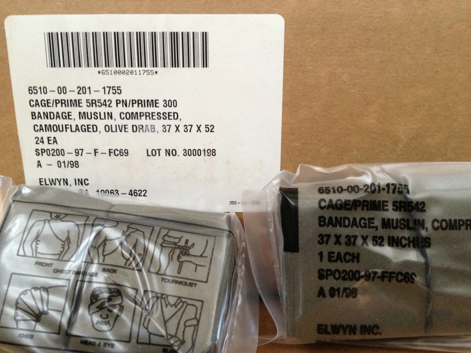 Compressed Muslin Bandage - Image 1