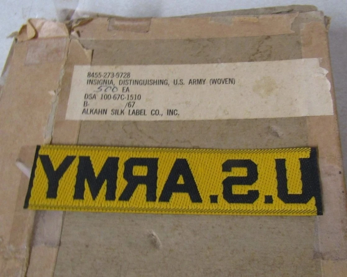U.S. ARMY Branch Tape, Woven, Color (NOS) - Image 4