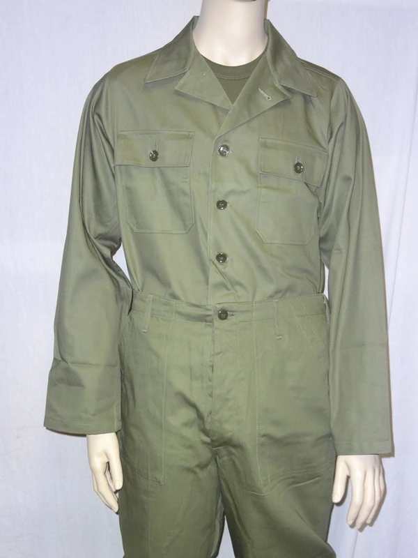 1st Pattern OG-107 Sateen Fatigue Shirt - Image 1
