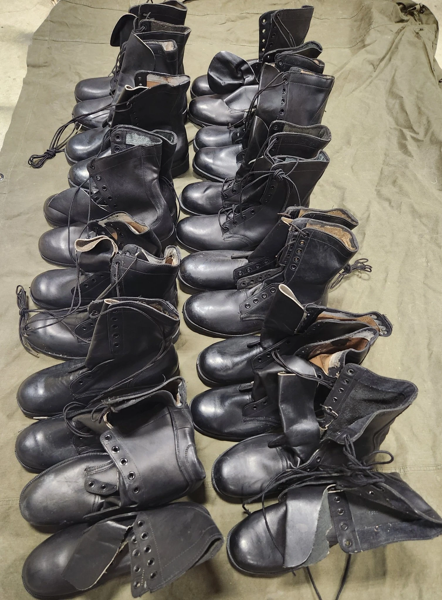 Leather Combat Boots (DMS), PW (10.5R) - Image 5