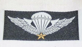 Vietnamese (RVN) Parachutist Qualification Badge. Woven. - Image 1