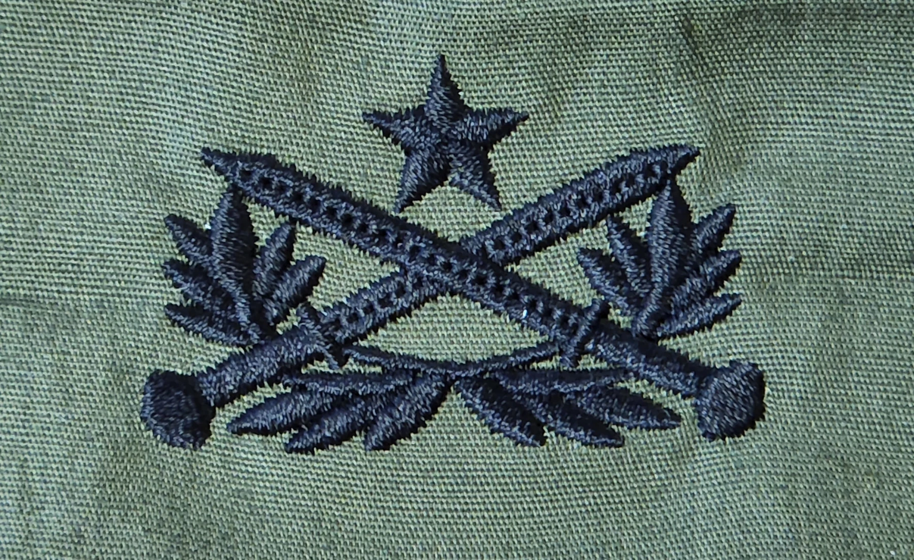Vietnamese (RVN) Ranger Qualification Badge. Embroidered. - Image 1