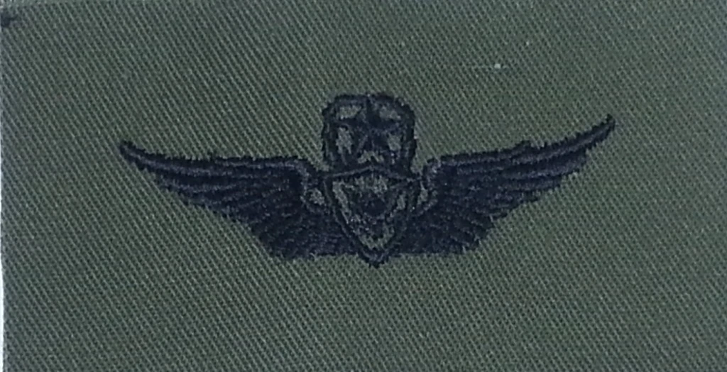 Army Aircraft Crewman Badge, Master. Subdued