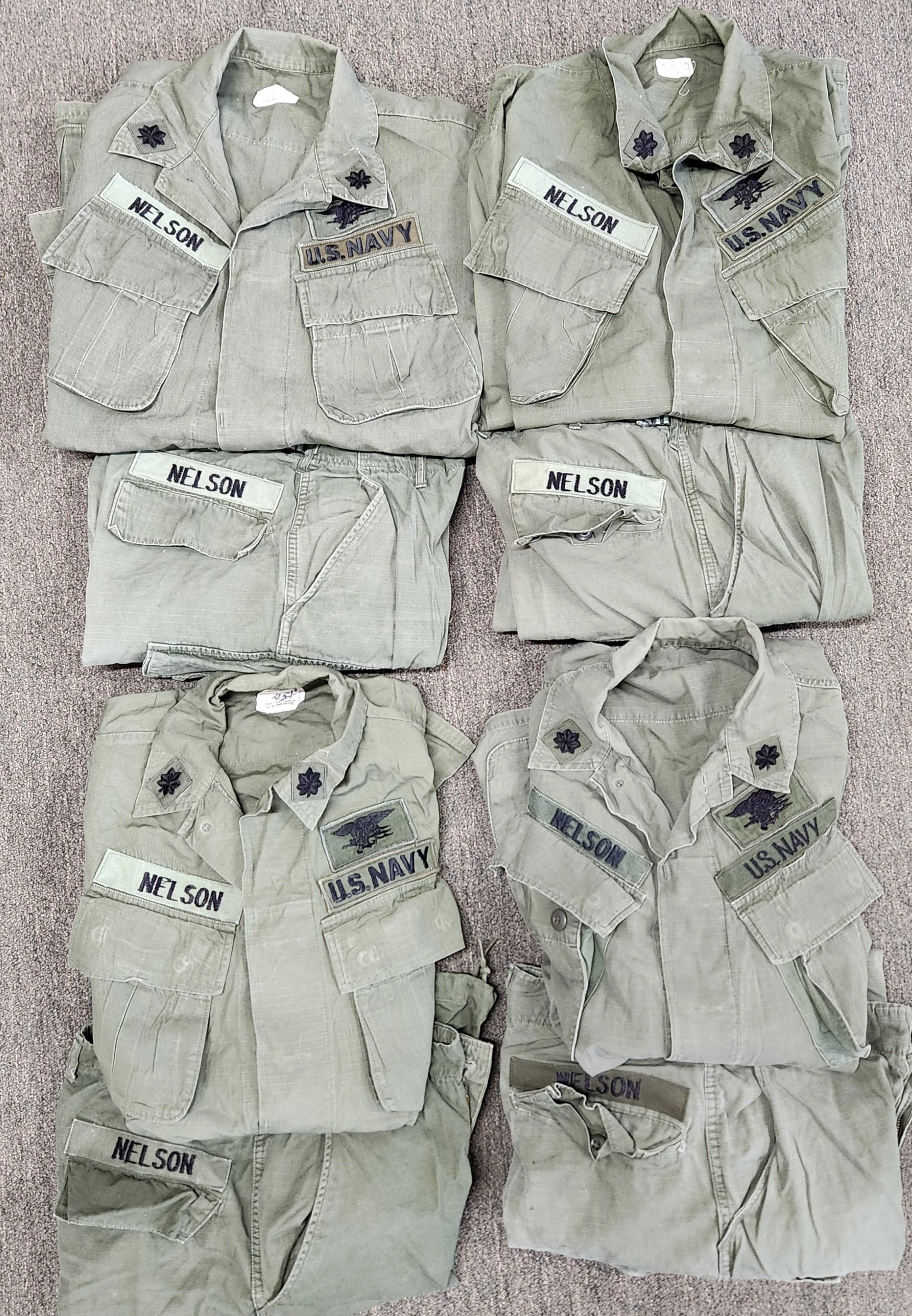 US Navy SEAL Named Jungle Fatigue Set