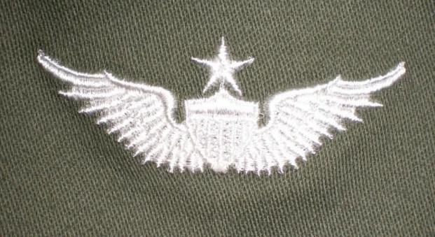 Army Aviator Qual Badge, Senior. Color