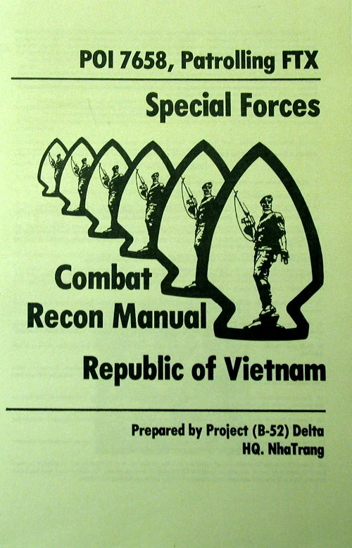 POI 7658, Patrolling FTX: Special Forces Combat Recon Manual