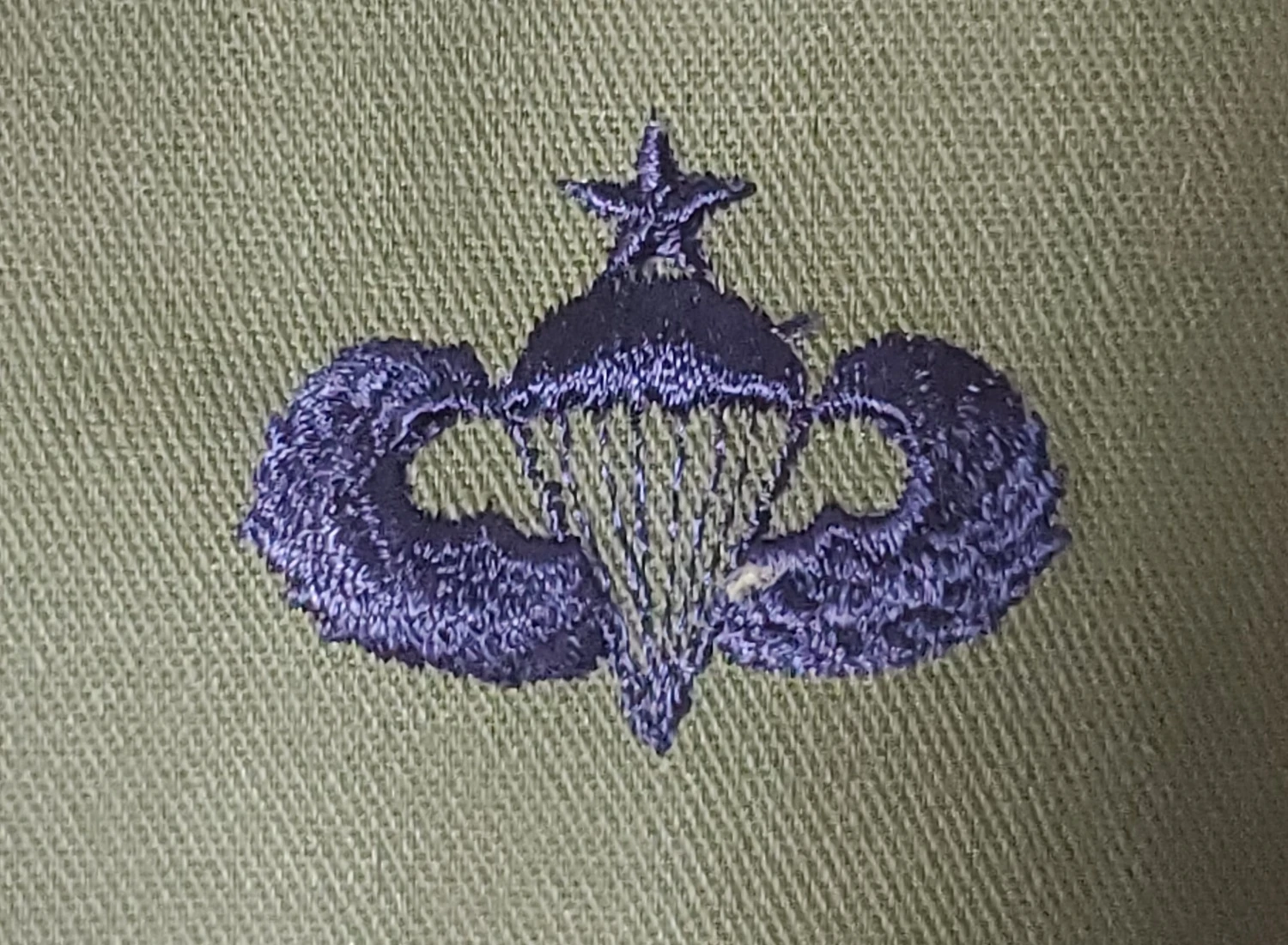 Parachutist Qualification Badge, Senior, USAF Subd