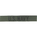 US NAVY Branch Tape, Embroidered, Subdued