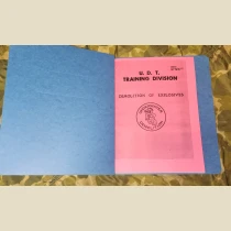 U.D.T. Demolition of Explosives Manual, (NEW)