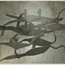 Helmet Liner Nape Strap, 3 Point Buckle, DLA (USED)