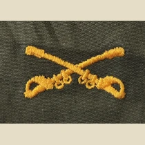 Cavalry Branch of Service, Sew-On Color