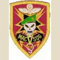 MACV-SOG, Embroidered, Color.