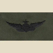 Army Aviator Qual Badge, Senior. Subdued.